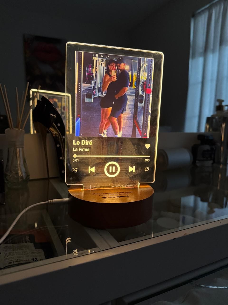 Customer photo review of Lámpara Canción