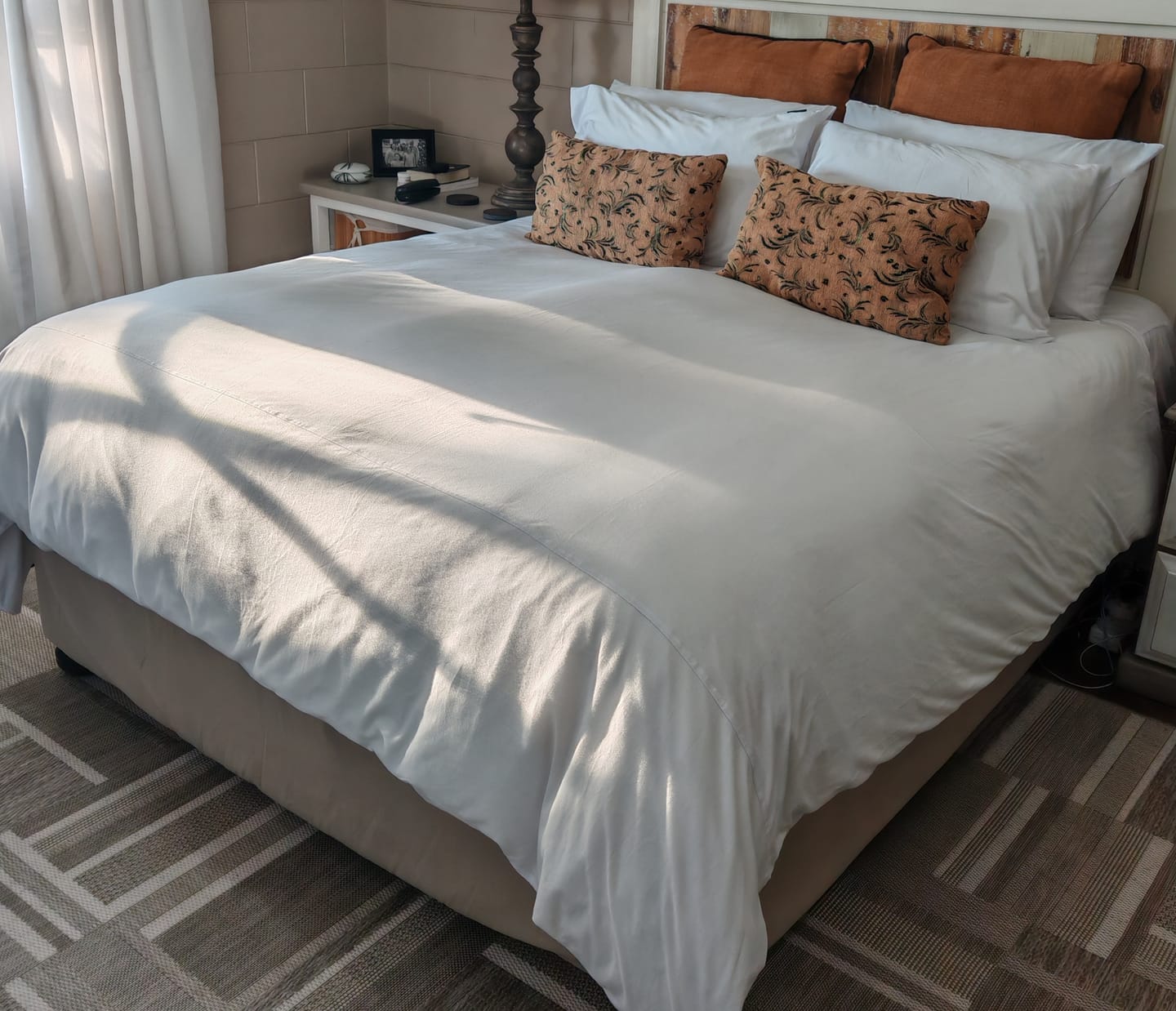 Customer photo review of Scandinavian White Duvet Cover Set