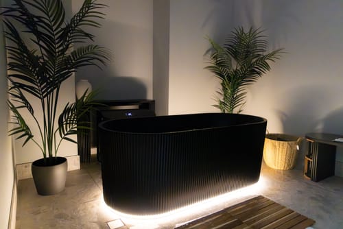 Customer photo review of Nordhaus Ice Bath - WIFI - Matte Black - Fluted