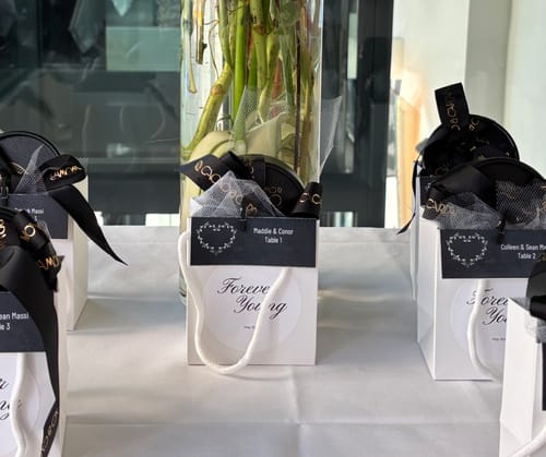 Customer photo review of 2 Piece box Corporate Gift, Party Favor, Custom Chocolate ROUND