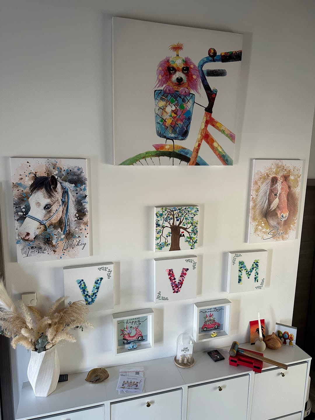Customer photo review of Dein Pferd als Wasserfarben Portrait