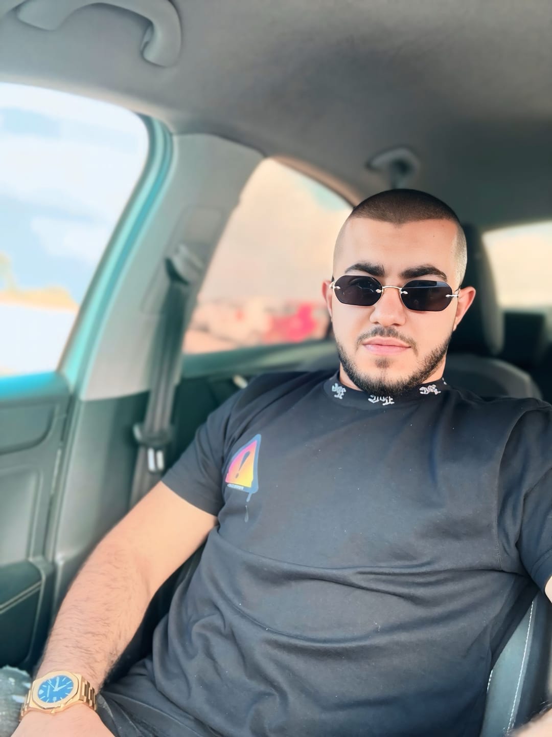 Customer photo review of משקפיי שמש טכנו שחור