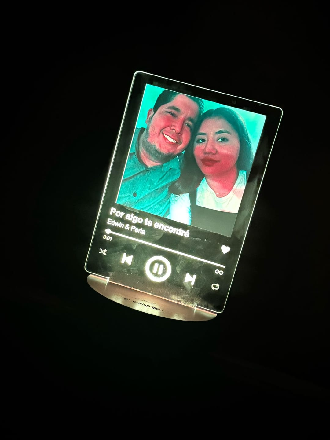Customer photo review of Lámpara Canción