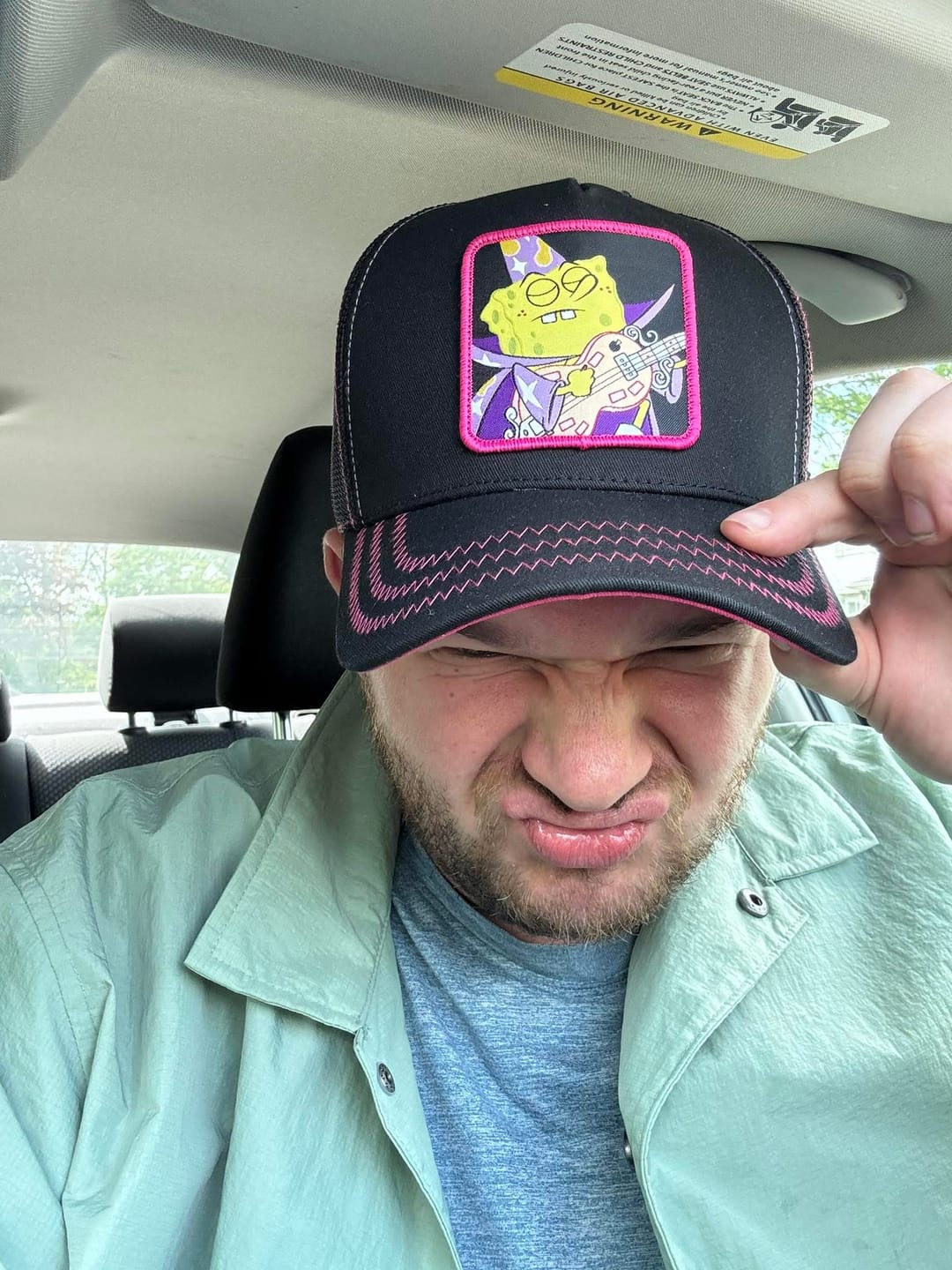 Customer photo review of OVERLORD X SpongeBob: Goofy Goober Trucker Cap