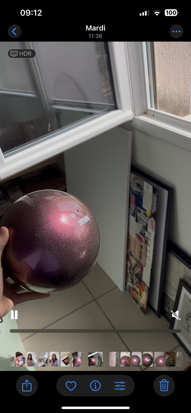 Customer photo review of SASAKI Ball AURORA - 18.5cm - FIG-approved