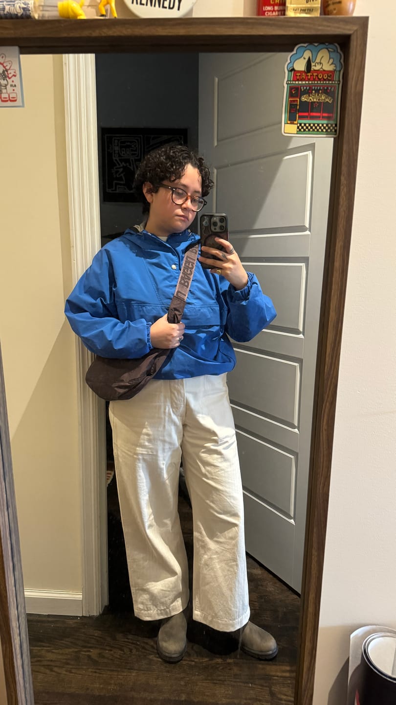 Customer photo review of USN Herringbone Deck Pants