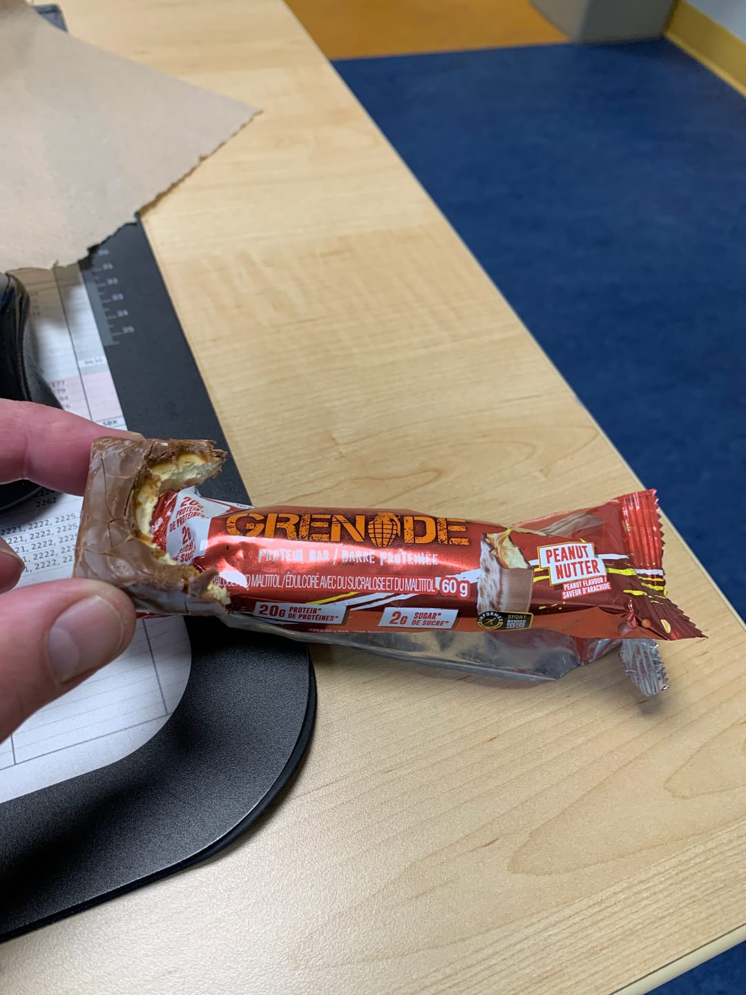 Customer photo review of Grenade - Barre protéinée 60g