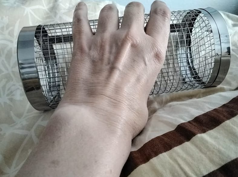 Customer photo review of Stainless Steel Grill Cage