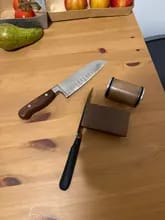 Customer photo review of TrueEdge - Dimond Disc Knife Sharpener.
