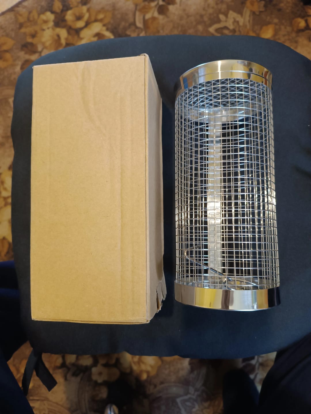 Customer photo review of Stainless Steel Grill Cage