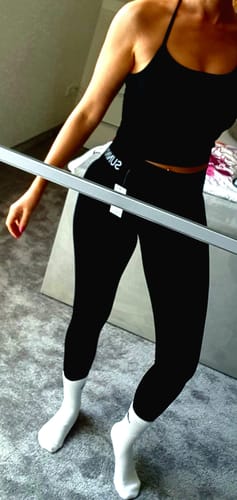 Customer photo review of Leggings Butterfly | Grau