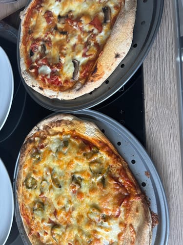 Customer photo review of Sourdough Pizza Bases