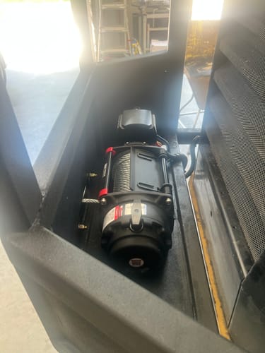 Customer photo review of T1000 20,000lb Severe Duty 12v Electric Winch - Steel Rope