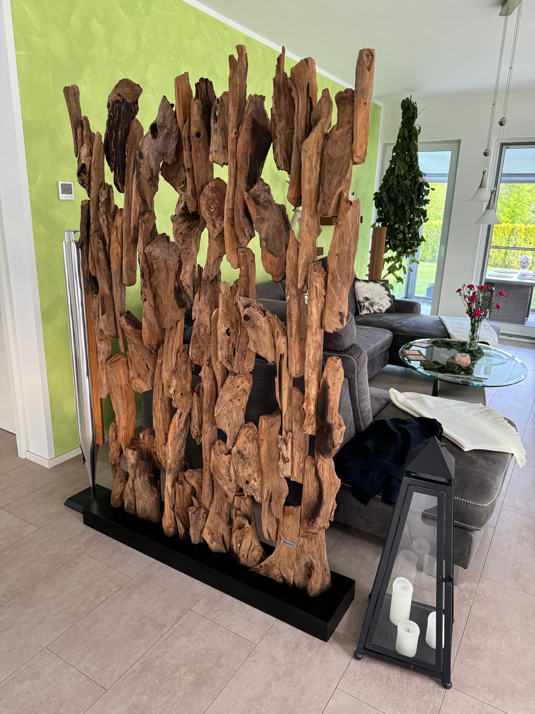 Customer photo review of BELMIRO Design Holz Raumteiler  Breite 130 cm