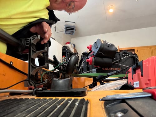 Customer photo review of Wizard Foot Steering Kit for Kayaks