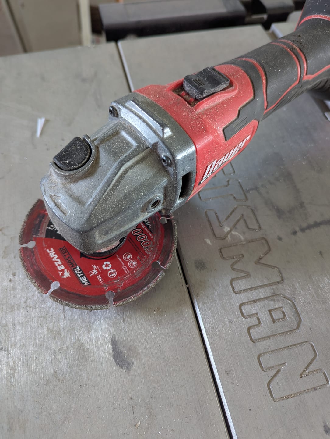 Customer photo review of Diamond Metal Cutting Wheel For Rebar/Steel/Iron/Inox