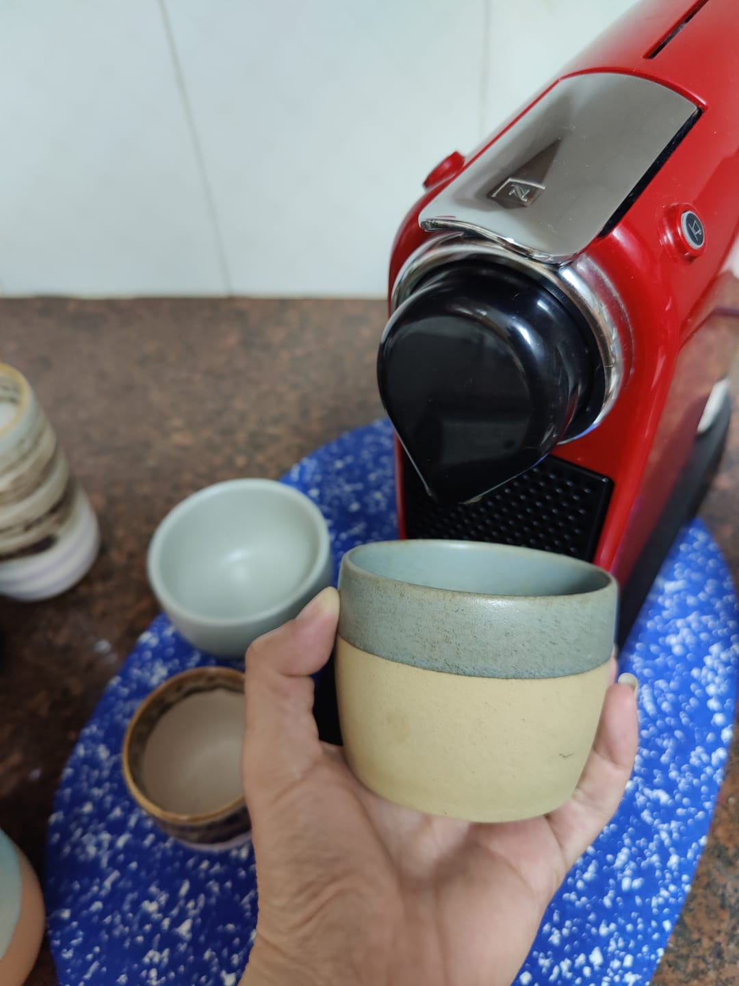Customer photo review of כוס קפוצ׳ינו  סדרת עגלגלות