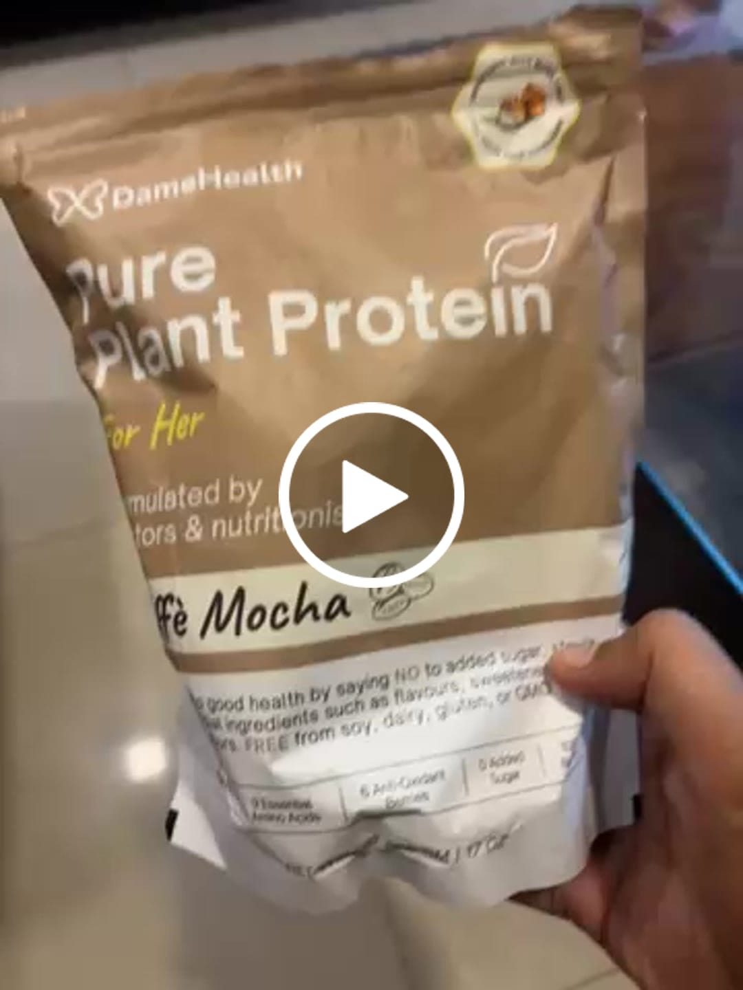 Customer video review of Plant Protein l All Natural Protein for Women