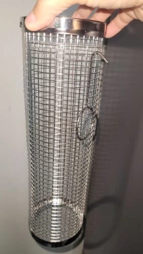 Customer photo review of Stainless Steel Grill Cage