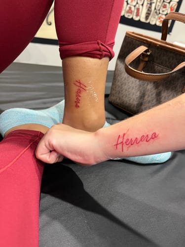 Customer photo review of Signature Tattoo Numbing Cream 1 TUBE