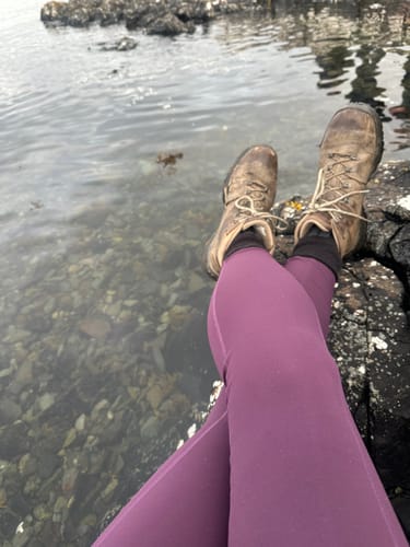 Customer photo review of Walkies Ready® Leggings - Plum