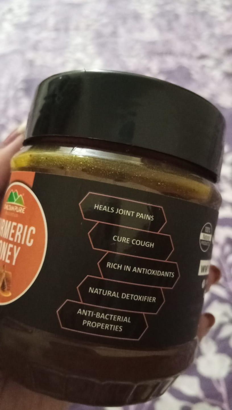 Customer photo review of Turmeric Honey – Anti-Inflammatory Blend