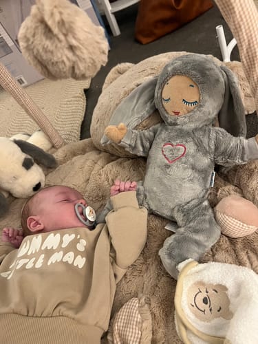 Customer photo review of Bear Playmat & Gym | Beige