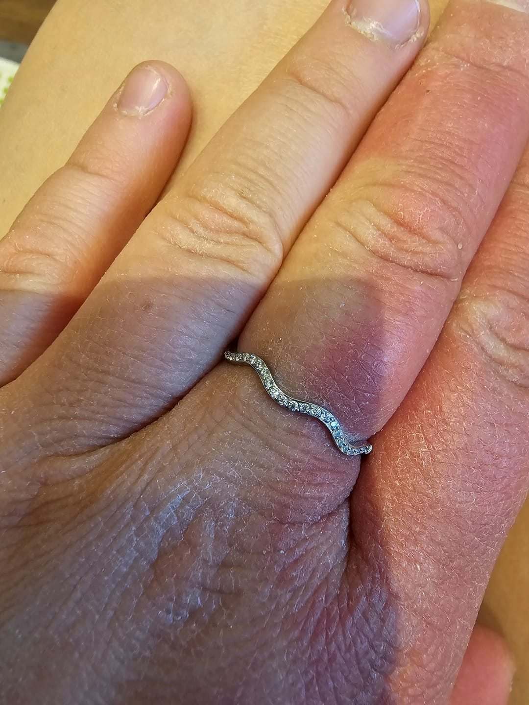 Customer photo review of Wavy Ring | 18K vergoldet