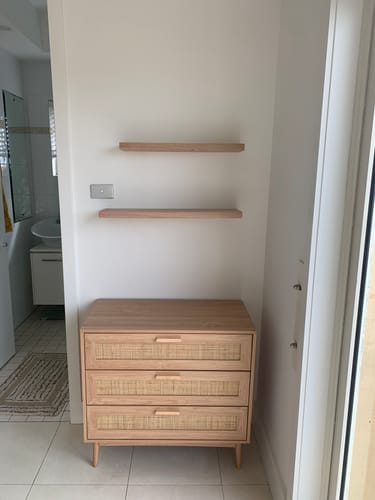 Customer photo review of Floating Shelf