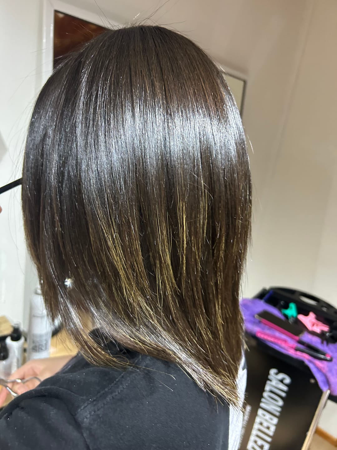 Customer photo review of Kit Alisado Profesional 1 Litro