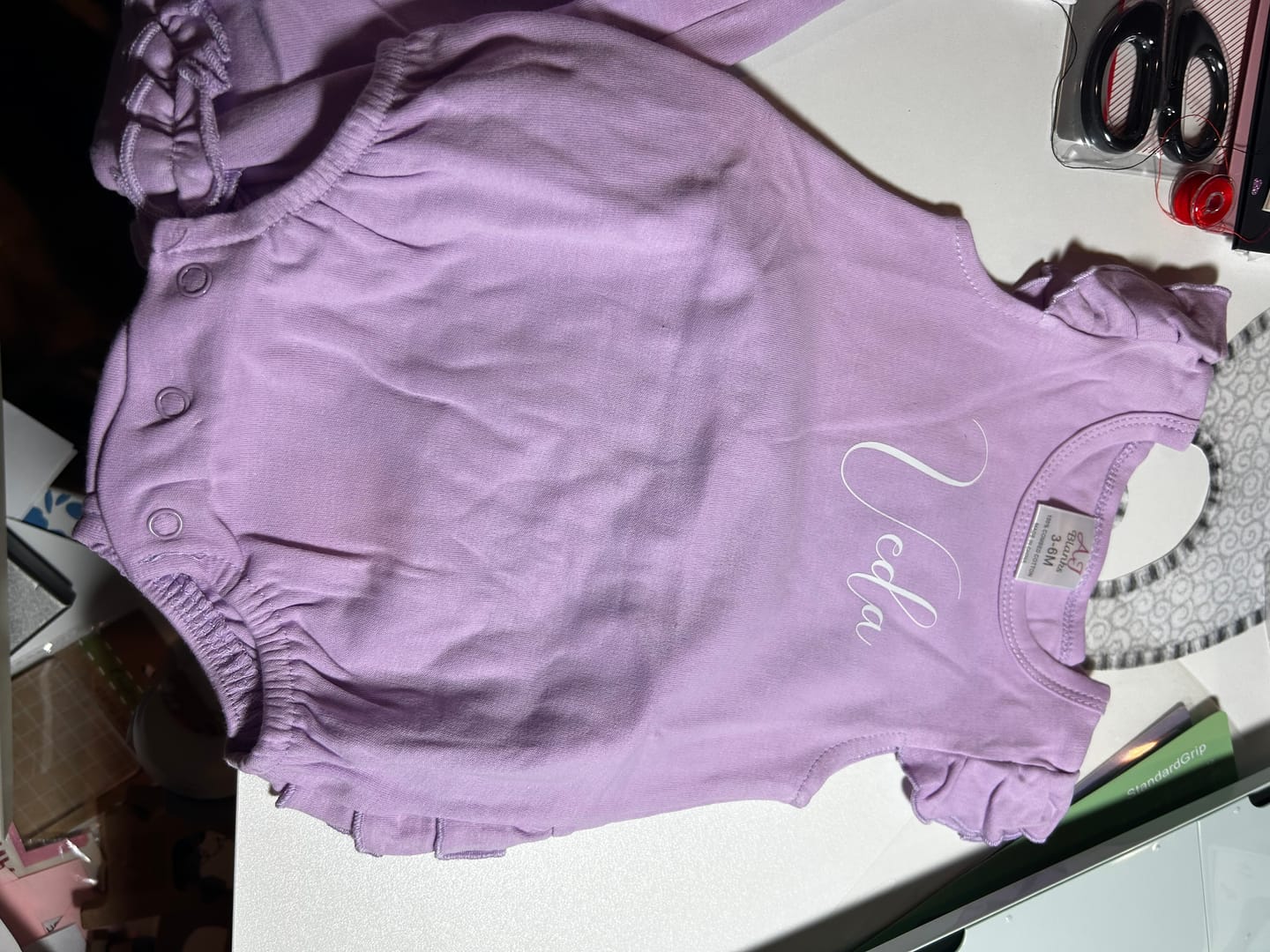 Customer photo review of Girls Ruffle Bum Bubbles