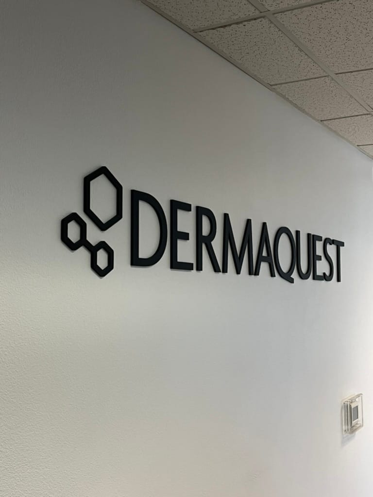 Customer photo review of Custom Laser Cut Wall Logo | Sign with Raised 3D Design | Business Letter | Lobby Signage | Reception Logo | Acrylic Sign Metal Finish Logo