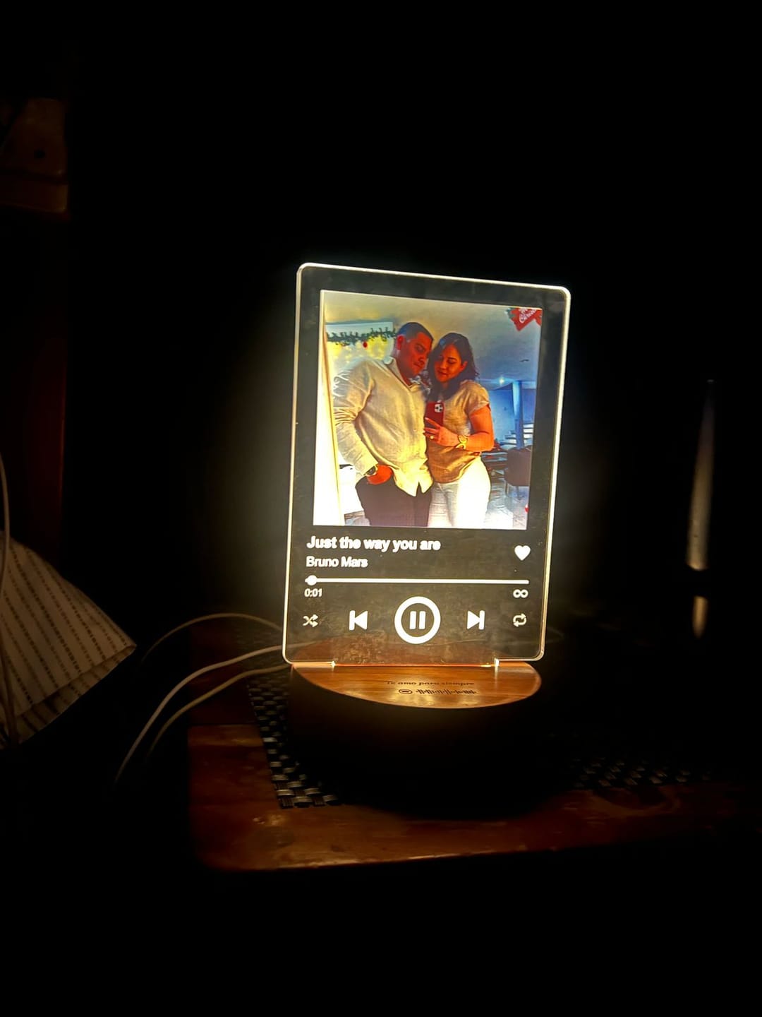 Customer photo review of Lámpara Canción