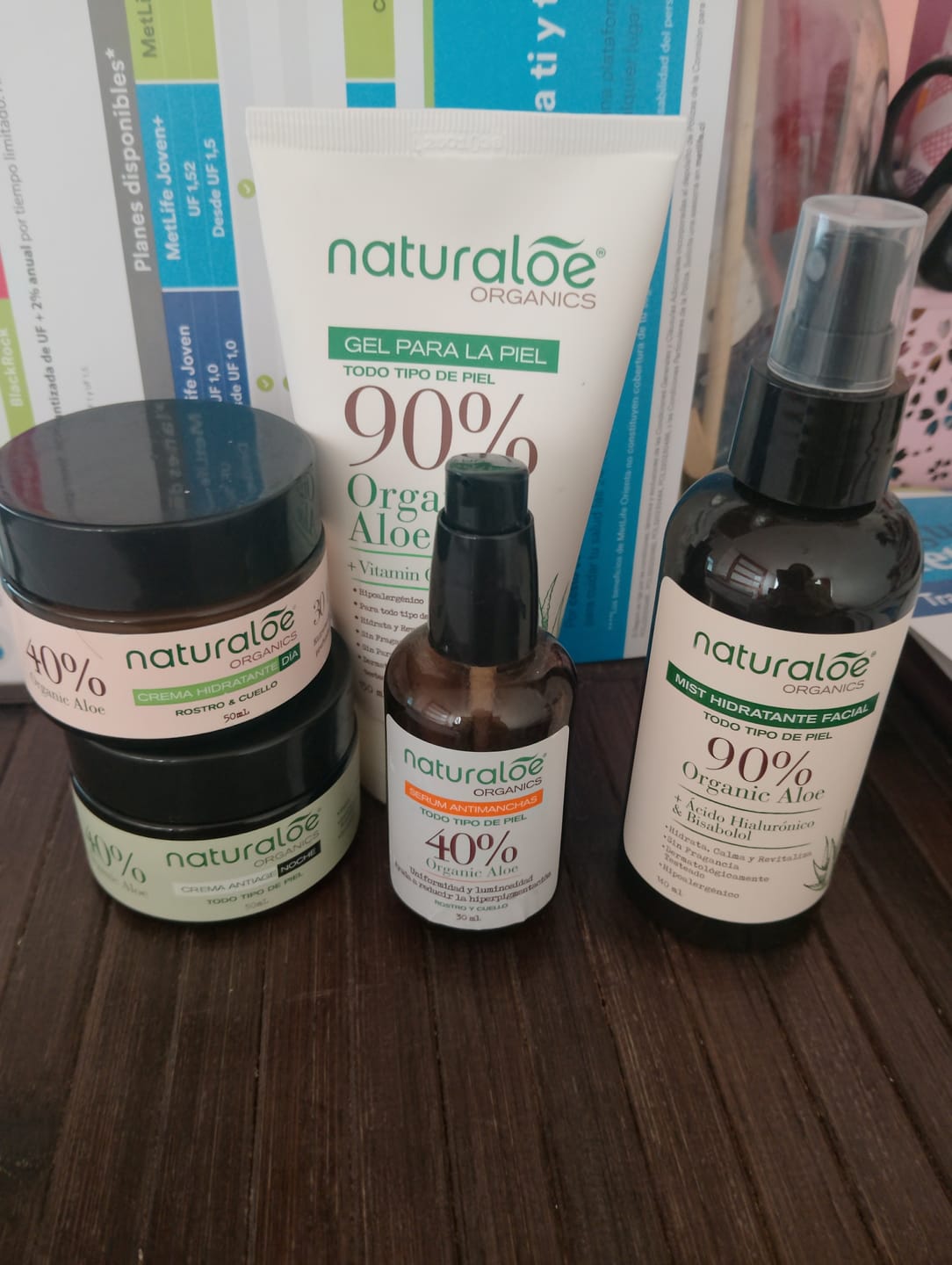Customer photo review of Mist Hidratante Facial 140ml