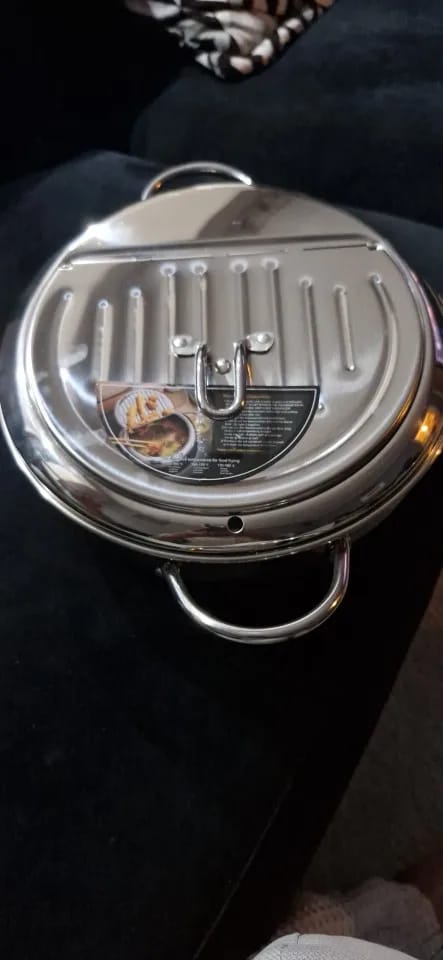 Customer photo review of Premium Stainless Steel Deep Fryer Pot