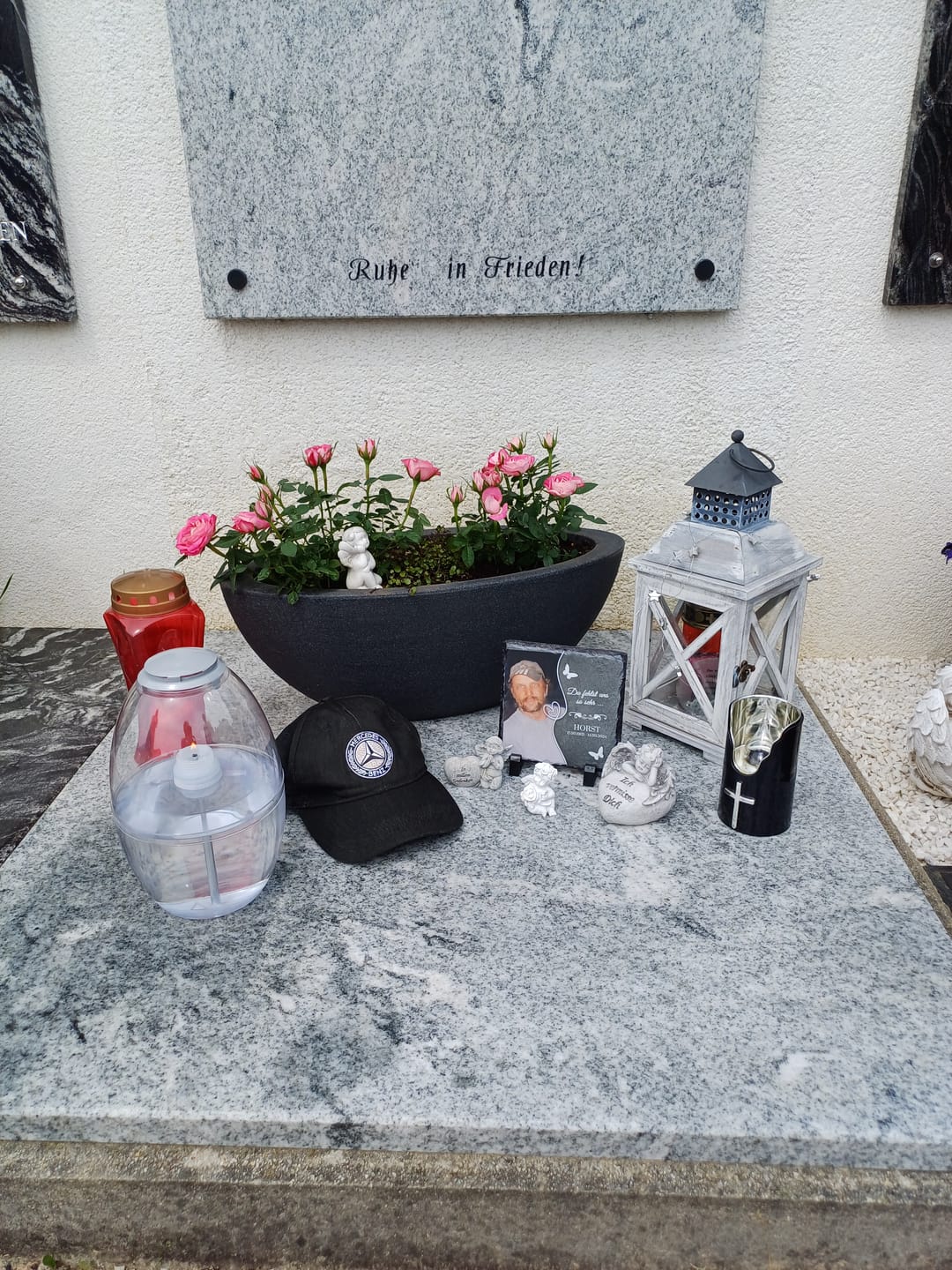 Customer photo review of Du fehlst uns so sehr ... - Individuelle Schieferplatte