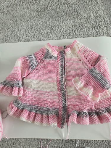 Customer photo review of Ballerina Dreams Baby Girl Cardigan/ Dress & Gilet
