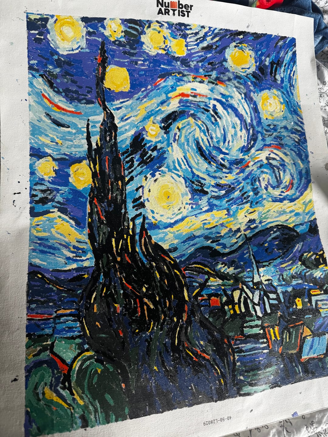 Customer photo review of Whirling Night Skies