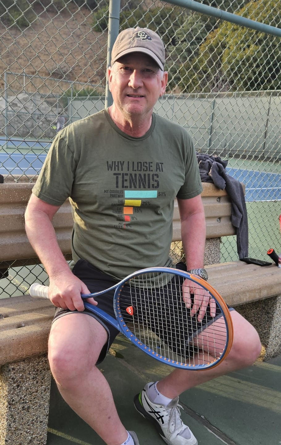 Customer photo review of Why I Lose at Tennis T-Shirt