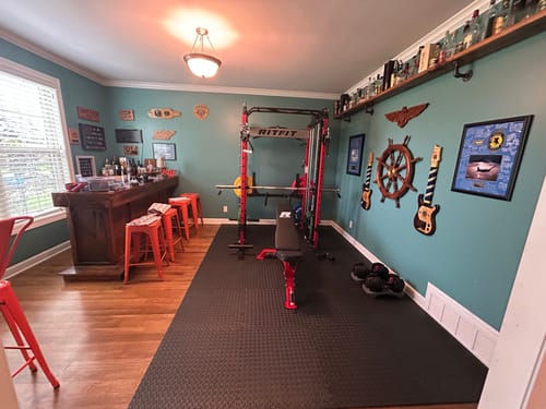 Customer photo review of RitFit M1 PRO Smith Machine Home Gym Package Comprehensive All-In-One Workout System
