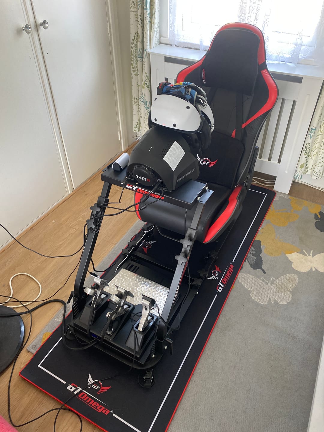 Customer photo review of Simulator Floor Mat