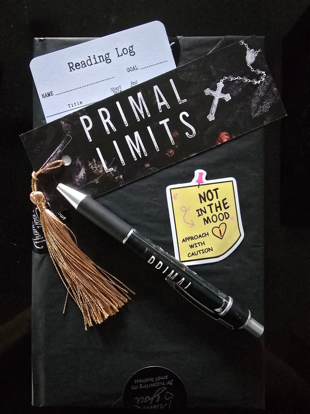 Customer photo review of Primal Limits Special Edition Hardback with Printed Edges