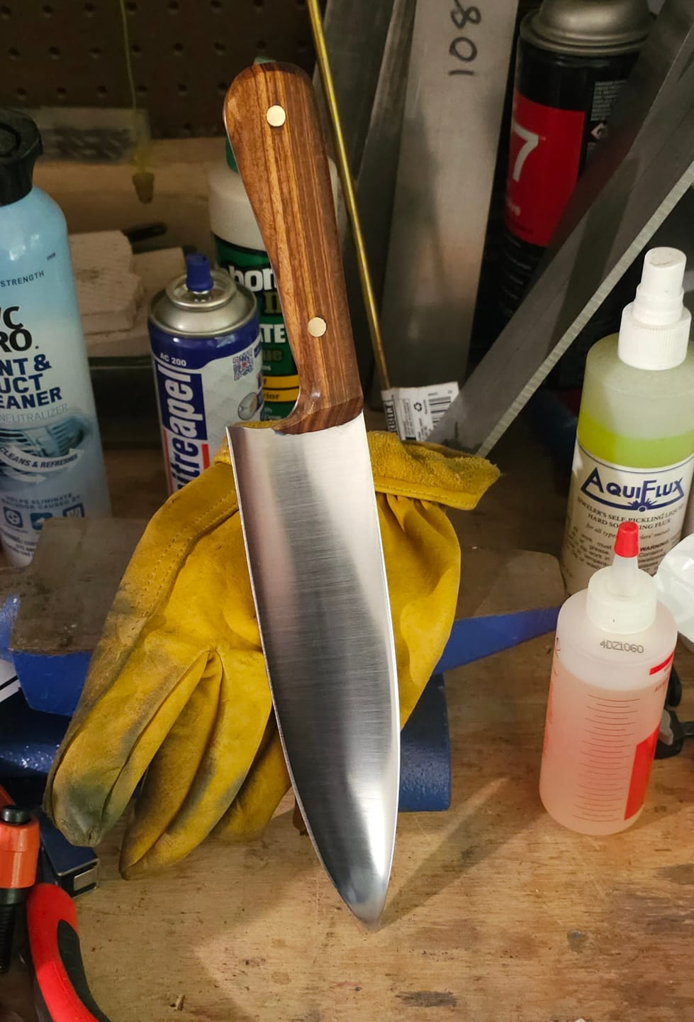 Customer photo review of 2 X 72 Inch Non-Woven Surface Conditioning Sanding Belts
