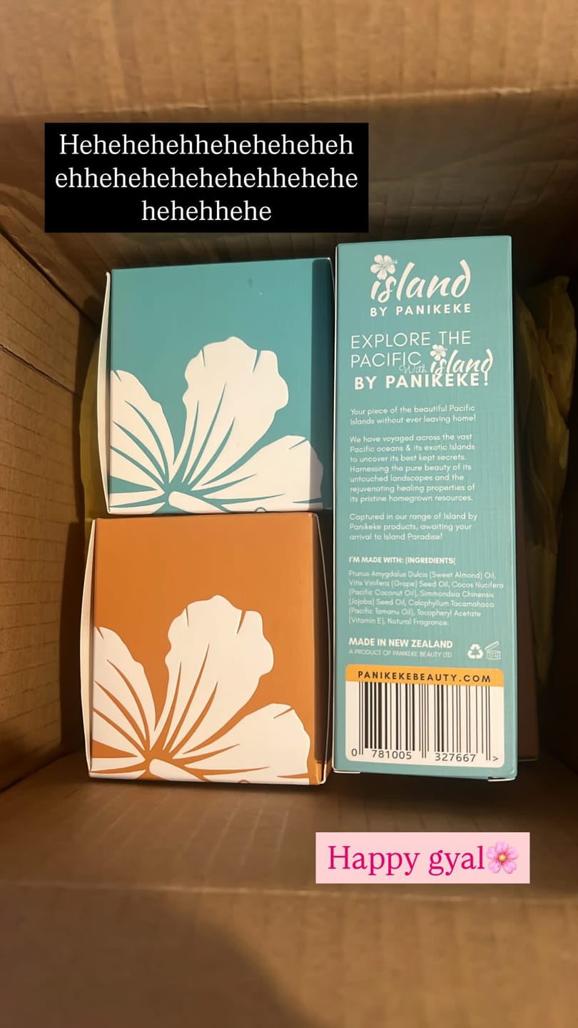 Customer photo review of ISLAND BY PANIKEKE BODY BUTTER