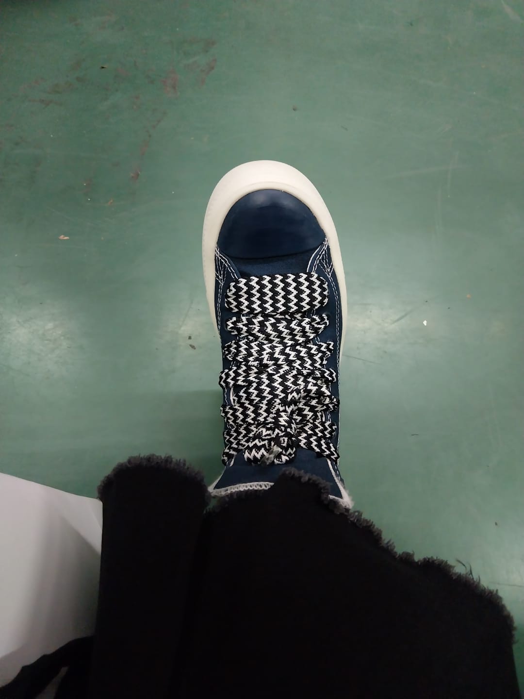 Customer photo review of Zapatillas Converse Chuck Taylor Move Hi Platform Azul Blanco
