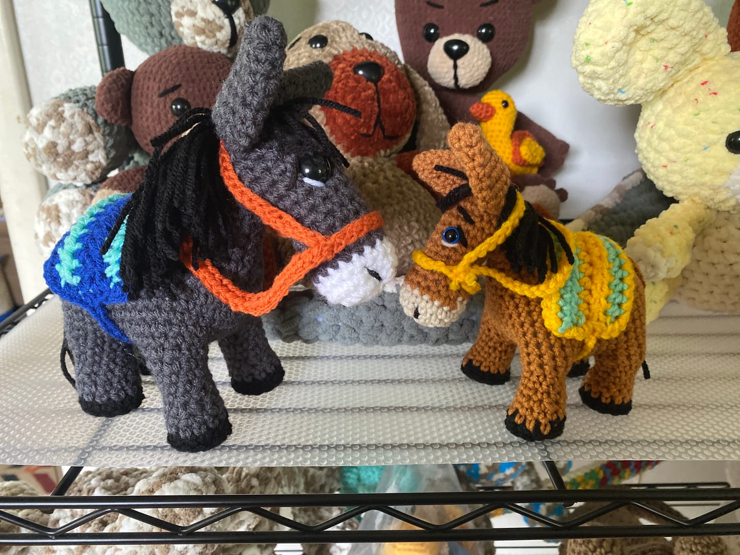 Customer photo review of Donkey Plushie Crochet Pattern PDF Download