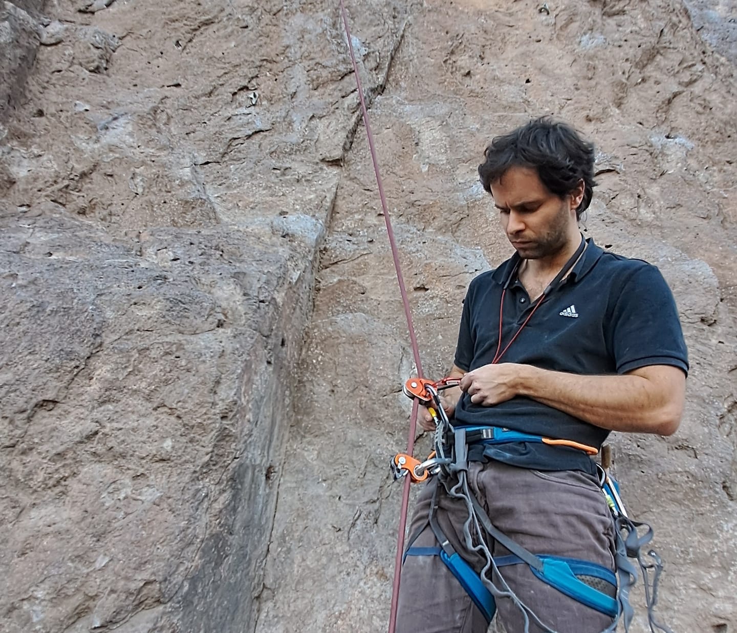 Customer photo review of Top Rope Solo Neck Lanyard - Universal Fit