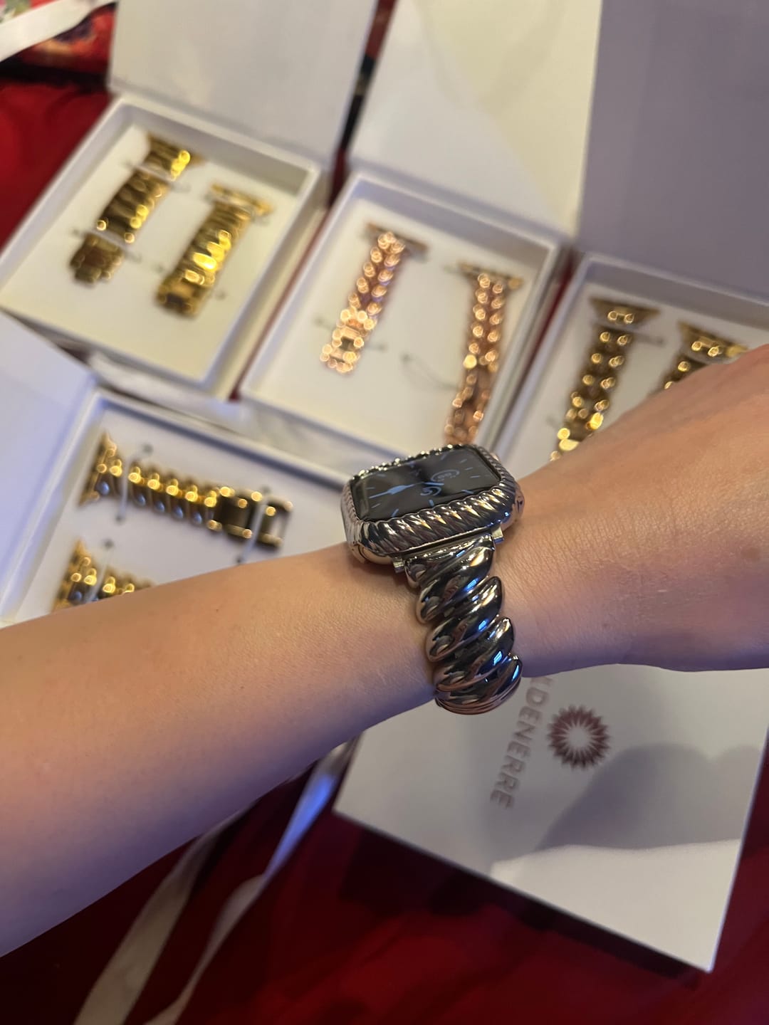 Customer photo review of Cable Case for the Apple Watch