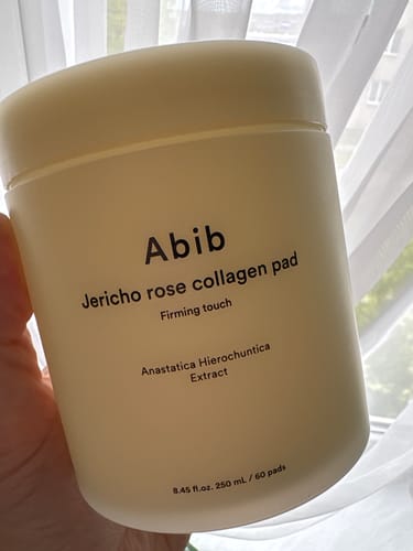 Customer photo review of Barojošs toniks-spilventiņi Abib Jericho Rose Collagen Pad Firming Touch