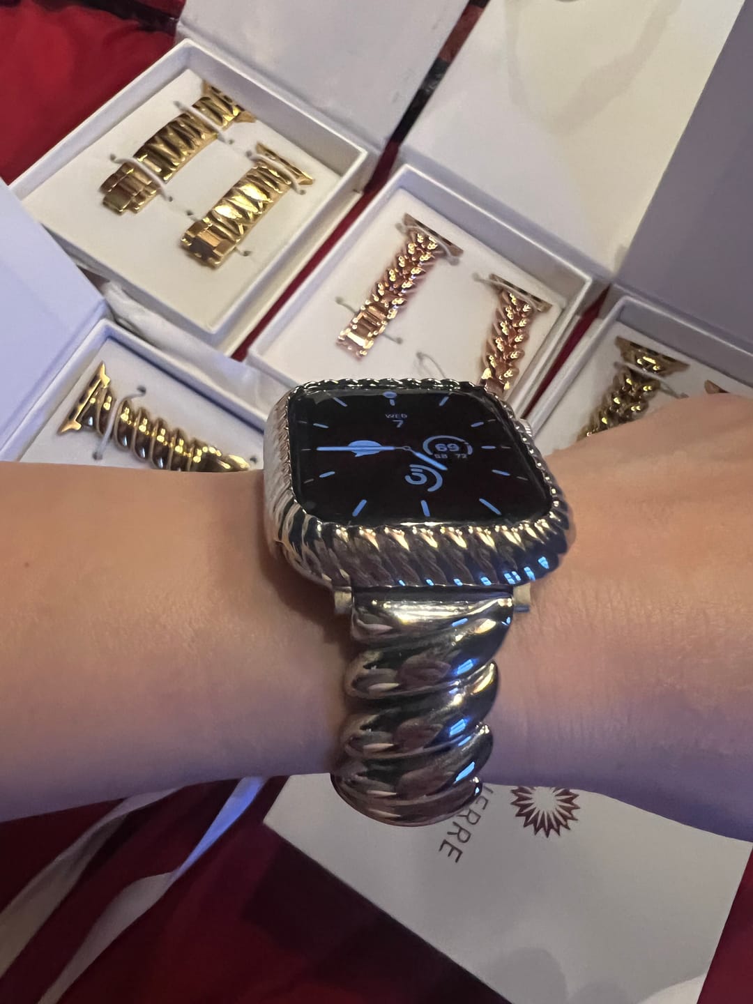 Customer photo review of Cable Case for the Apple Watch